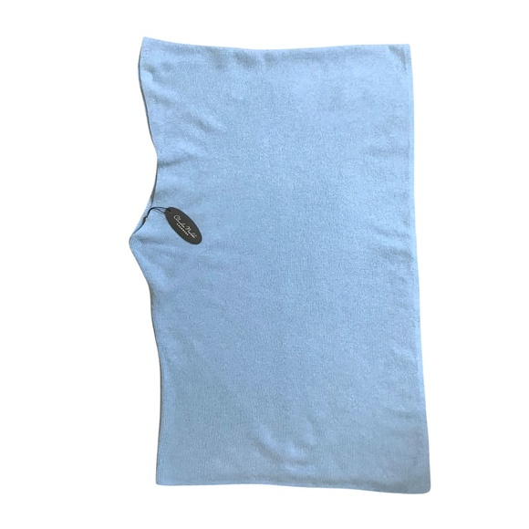 Claudia Nichole Lt Blue Cashmere Topper Wrap Scarf Poncho OS - Picture 4 of 8